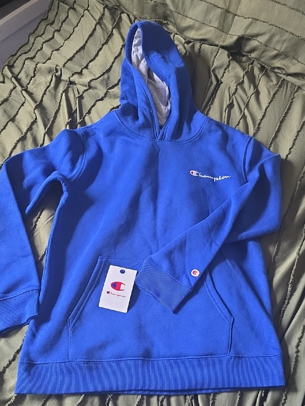 Champion Kids Royal Blue Hooded Sweatshirt